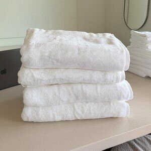 Brand New Matouk Milagro Bath Towels, White